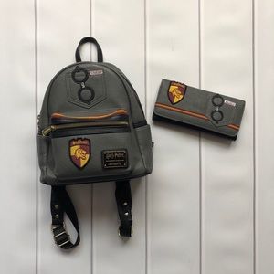 Loungefly Harry Potter backpack and wallet